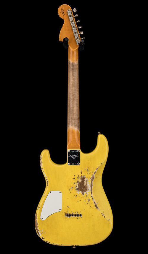 Fender Custom Shop 1966 Stratocaster SH Heavy Relic - Aged Graffiti Yellow #87614