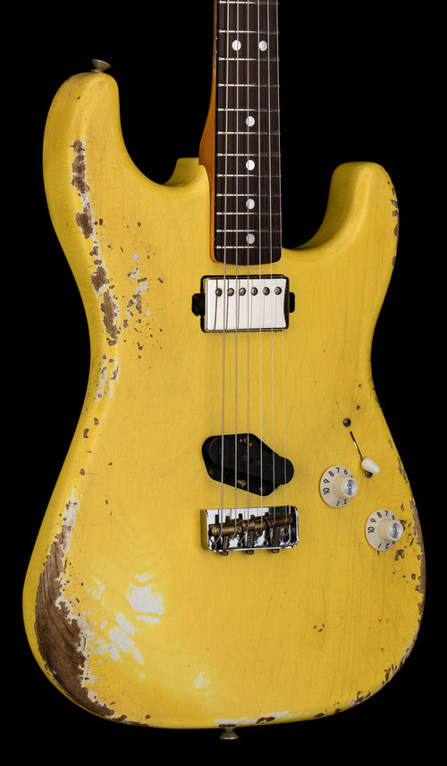 Fender Custom Shop 1966 Stratocaster SH Heavy Relic - Aged Graffiti Yellow #87614