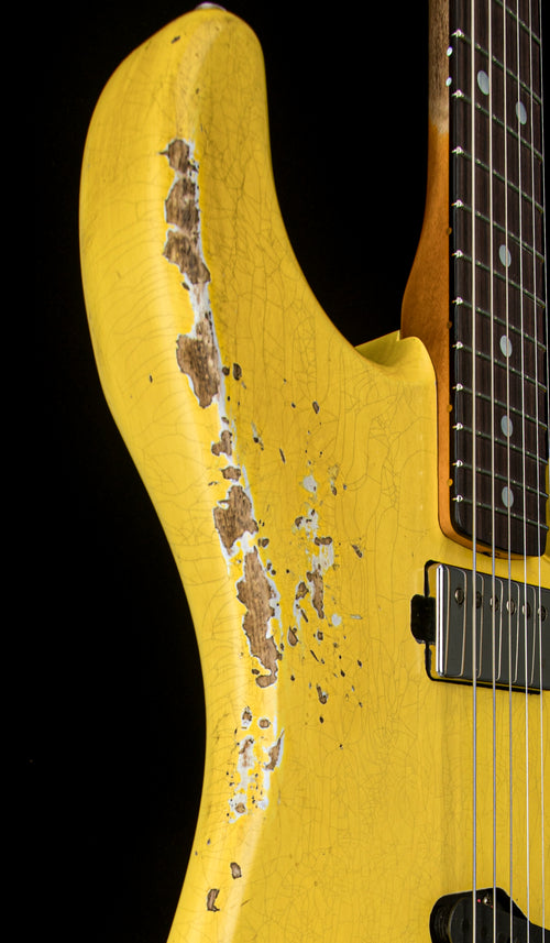 Fender Custom Shop 1966 Stratocaster SH Heavy Relic - Aged Graffiti Yellow #87614