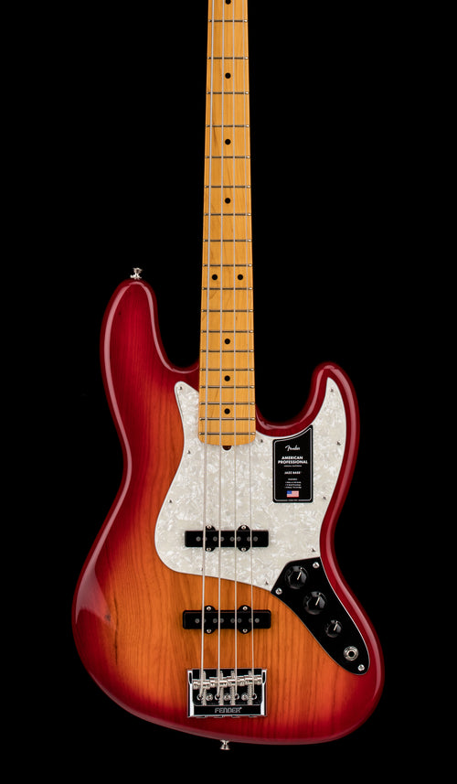 Fender American Professional Jazz Bass - Aged Cherry Burst #81577