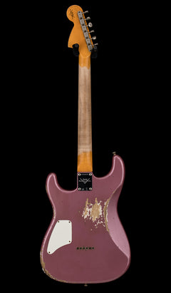 Fender Custom Shop 1966 Stratocaster SH Heavy Relic - Aged Burgundy Mist Metallic #88392