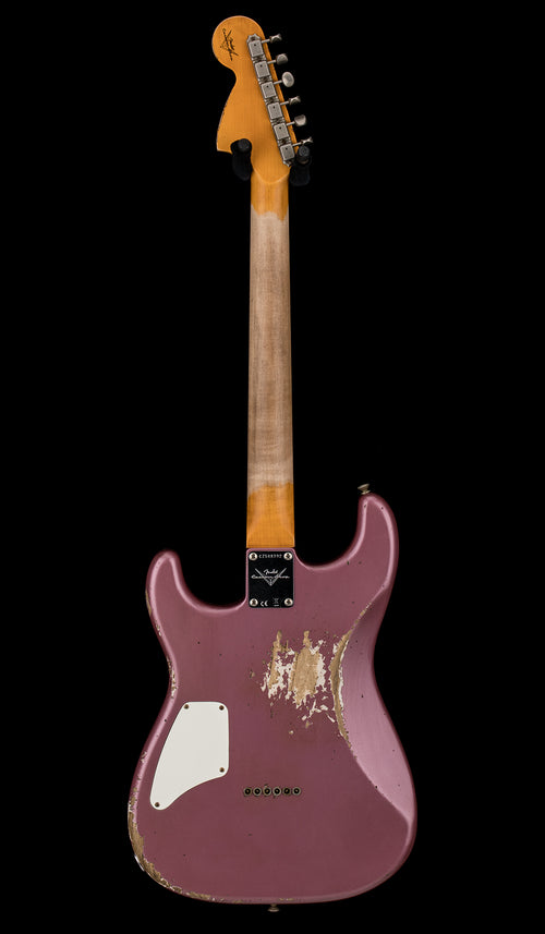 Fender Custom Shop 1966 Stratocaster SH Heavy Relic - Aged Burgundy Mist Metallic #88392