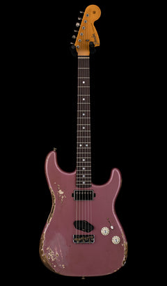 Fender Custom Shop 1966 Stratocaster SH Heavy Relic - Aged Burgundy Mist Metallic #88392