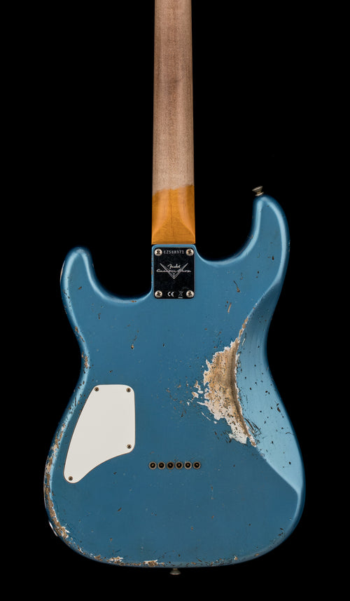 Fender Custom Shop 1966 Stratocaster SH Heavy Relic - Faded Aged Lake Placid Blue #88371