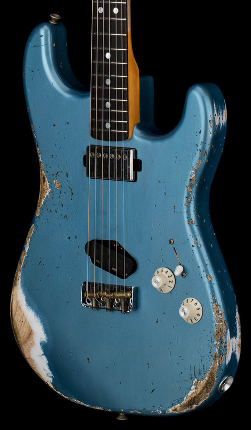 Fender Custom Shop 1966 Stratocaster SH Heavy Relic - Faded Aged Lake Placid Blue #88371
