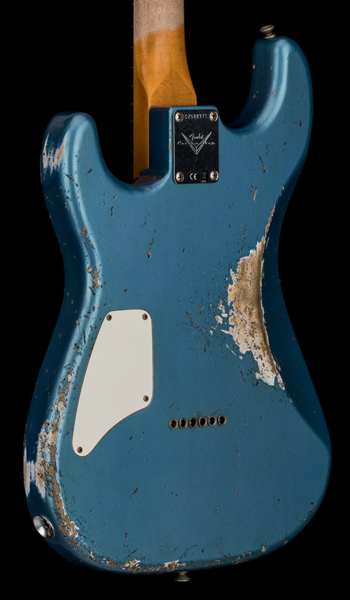 Fender Custom Shop 1966 Stratocaster SH Heavy Relic - Faded Aged Lake Placid Blue #88371