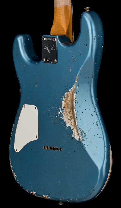 Fender Custom Shop 1966 Stratocaster SH Heavy Relic - Faded Aged Lake Placid Blue #88371