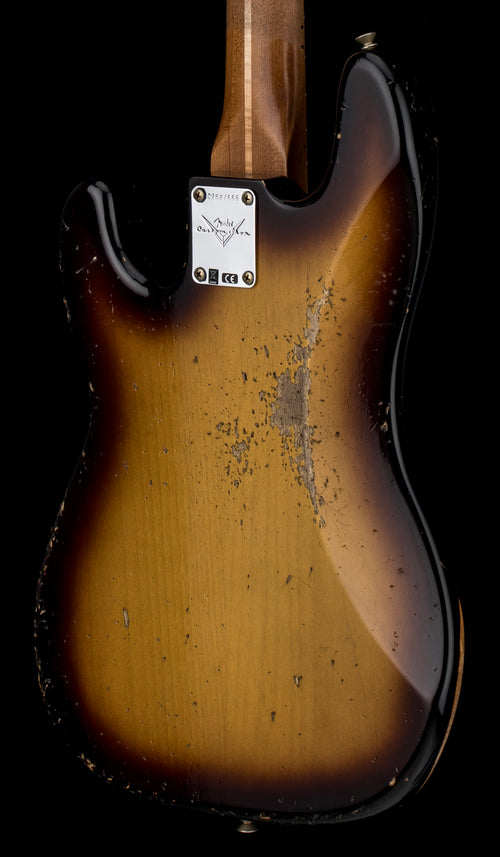 Fender Custom Shop Empire 58 Precision Bass Heavy Relic - Faded Aged 2-Color Sunburst #87666