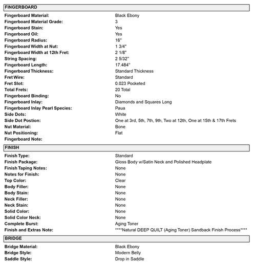 Martin Custom Shop 00-28 Style Master Grade Deep Quilt Maple (Empire Music Spec) #29853