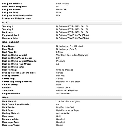 Martin Custom Shop D-41 Style Wild Grain East Indian Rosewood (Empire Music Spec) #33446