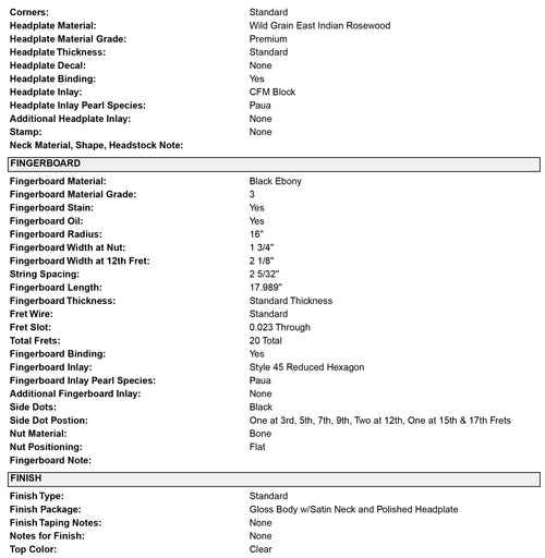 Martin Custom Shop D-41 Style Wild Grain East Indian Rosewood (Empire Music Spec) #33447