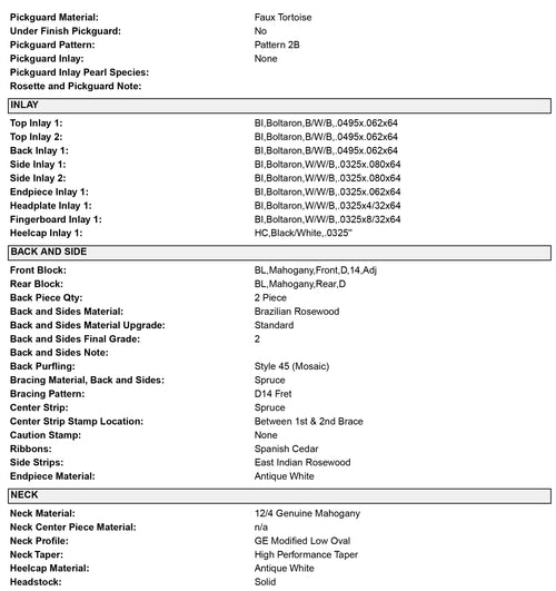 Martin Custom Shop D-42 Style Brazilian Rosewood #55742 (Empire Music Spec)