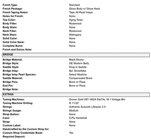 Martin Custom Shop D-42 Style Brazilian Rosewood #55742 (Empire Music Spec)