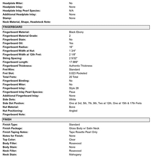 Martin Custom Shop HD-28 Style Wild Grain Rosewood #55755 (Empire Music Spec)