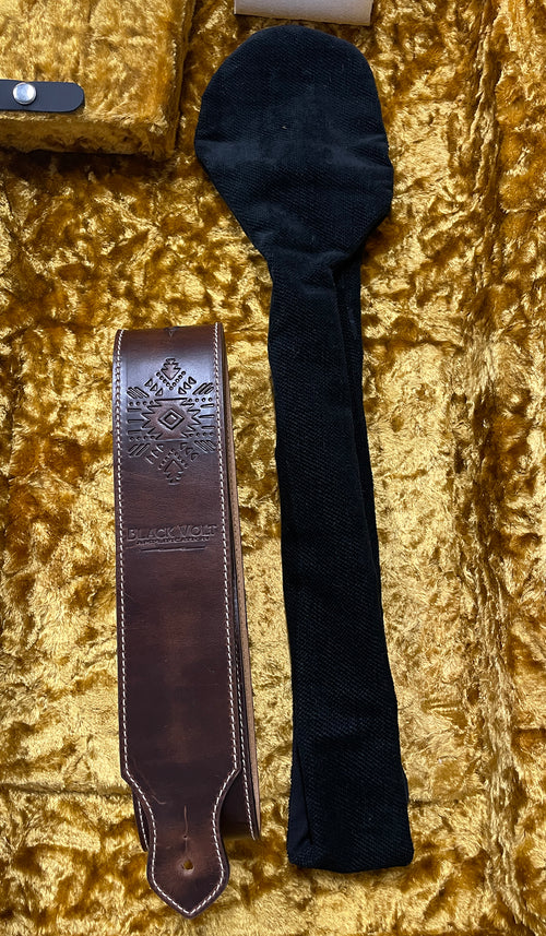 Black Volt Custom Shop Semi Hollow Earthcaster Brazilian Rosewood - Oil Finish #062