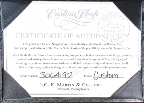 Martin Custom Shop OM-28 Style Guatemalan Rosewood #64192 (Empire Music Spec)