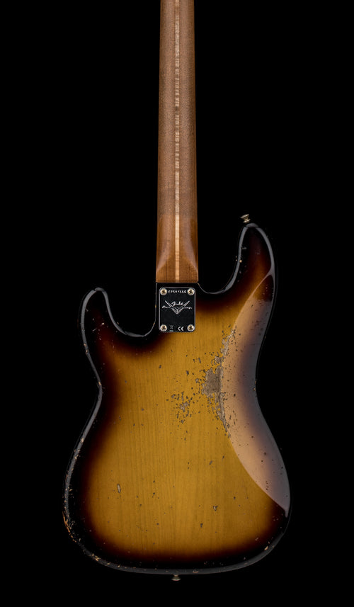 Fender Custom Shop Empire 58 Precision Bass Heavy Relic - Faded Aged 2-Color Sunburst #87666