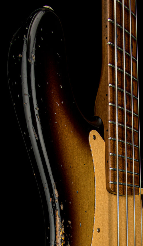 Fender Custom Shop Empire 58 Precision Bass Heavy Relic - Faded Aged 2-Color Sunburst #87666