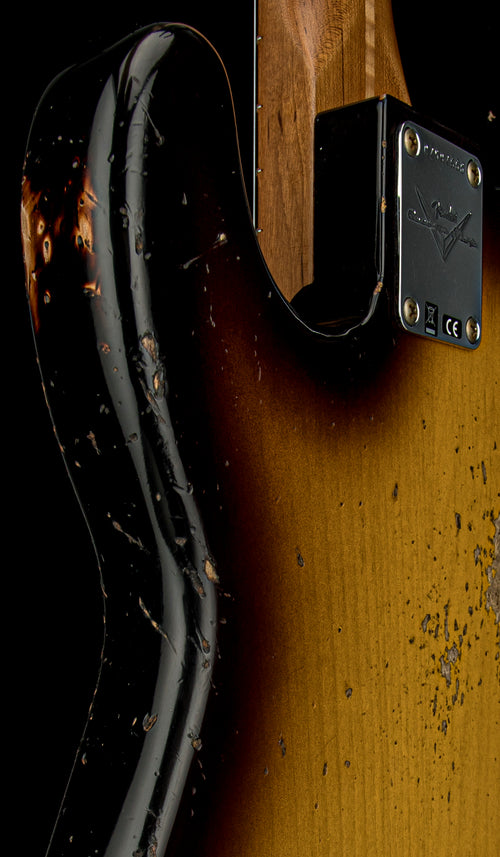 Fender Custom Shop Empire 58 Precision Bass Heavy Relic - Faded Aged 2-Color Sunburst #87666