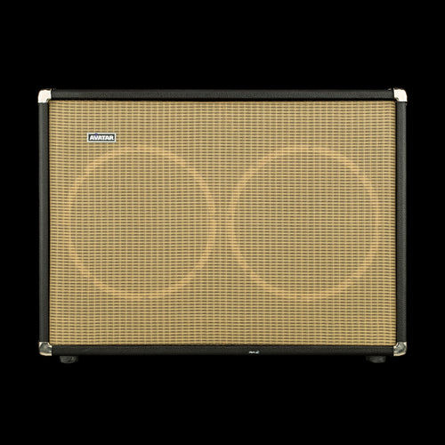 Used Avatar 2x12 Cabinet with Weber Blue Dog and Silver Bell Speakers #1708