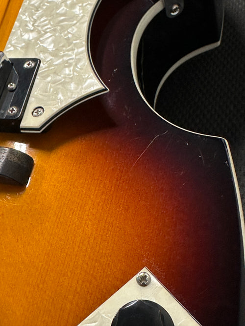 Used Hofner Ignition Violin Bass - Sunburst #1725 with Hard Case
