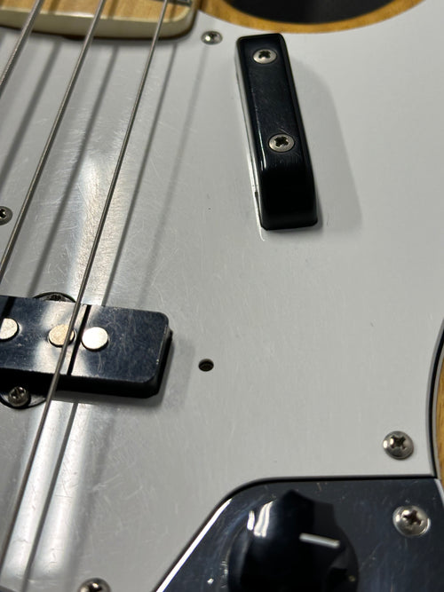 Used Fender MIJ JB-75-90 Jazz Bass ('94-'95) - Natural #24776 with Hard Case