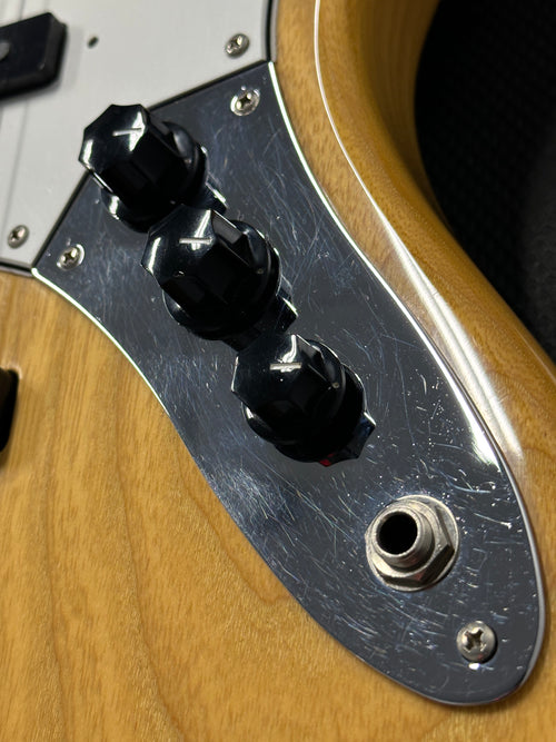 Used Fender MIJ JB-75-90 Jazz Bass ('94-'95) - Natural #24776 with Hard Case