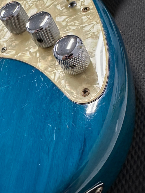 Used Peavey Axcelerator F (1994) - Transparent Blue #77574 with Gig Bag