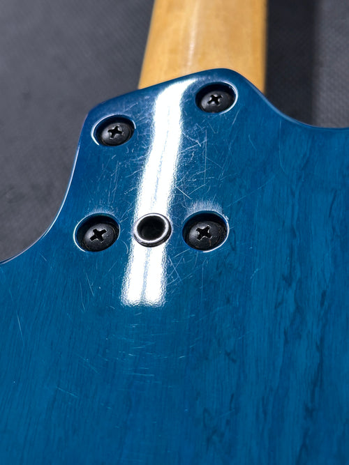 Used Peavey Axcelerator F (1994) - Transparent Blue #77574 with Gig Bag