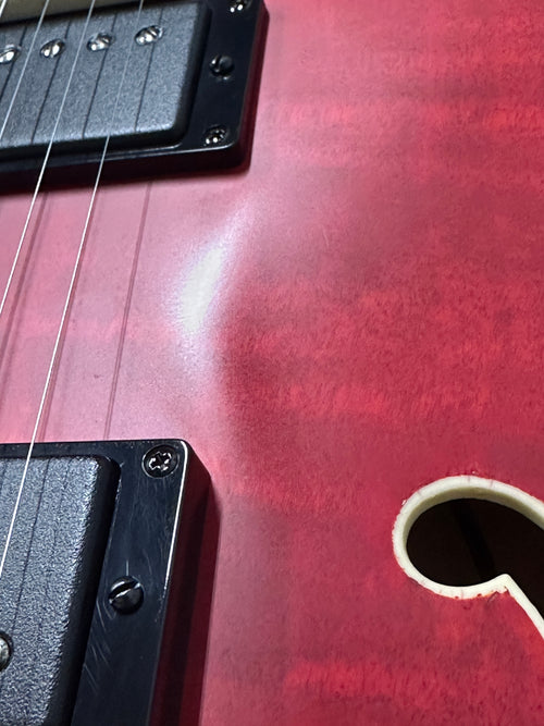 Used Eastman T486-ED El Diablo Thinline Prototype - Cherry #PROTOTYPE with Original Hard Case