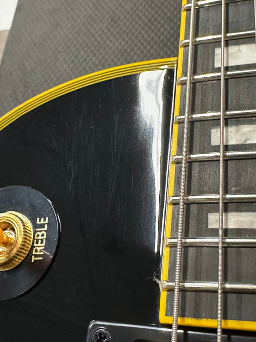 Used Epiphone Joe Bonamassa 1959 Les Paul Custom (2025) - Antique Ebony #26562 with Original Hard Case