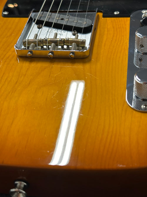 Used Fender American Performer Telecaster (2018) - Honey Burst #69229 with Gig Bag