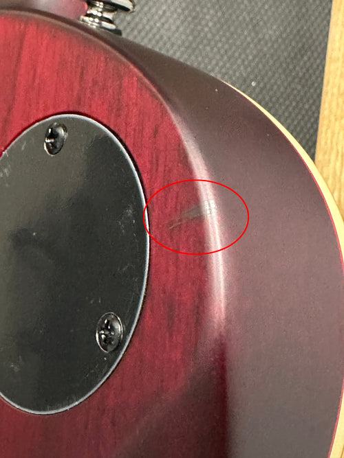 LTD EC-401 - See Thru Black Cherry Sunburst #81155 (Factory Demonstration Model)