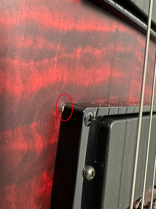 LTD EC-401 - See Thru Black Cherry Sunburst #81167 (Factory Demonstration Model)