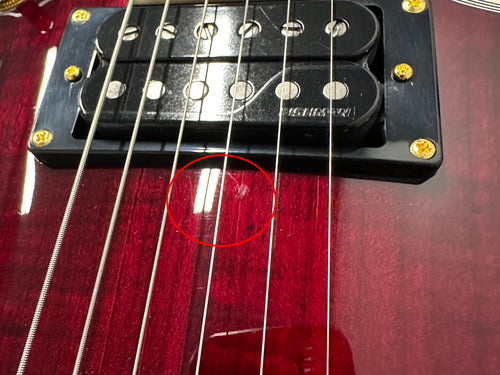 LTD EC-1000T CTM - See Thru Black Cherry #20253 (Factory Demonstration Model)