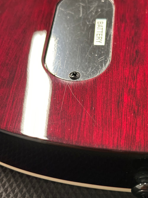 LTD EC-1000 - See Thru Black Cherry #20178 (Factory Demonstration Model)
