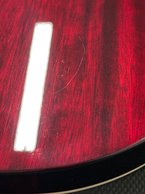 LTD EC-1000 - See Thru Black Cherry #20178 (Factory Demonstration Model)