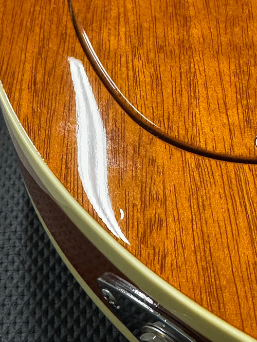 Used Hamer Custom Shop Newport (2005) - Amber #54375 with Original Hard Case