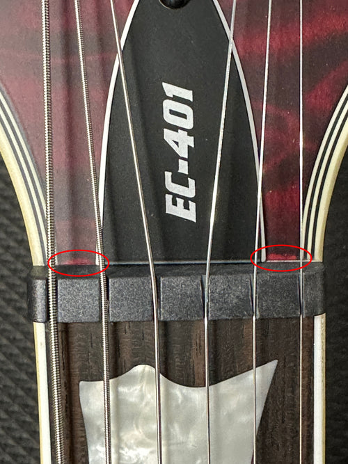 LTD EC-401 - See Thru Black Cherry Sunburst #91297 (Factory Demonstration Model)