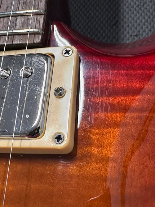 Used PRS Hollowbody II 10-Top (2008) - Dark Cherry Sunburst #35866 with Original Hard Case