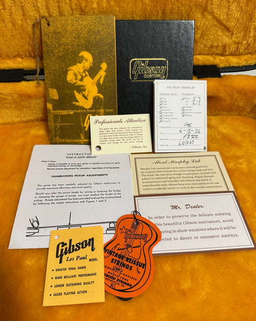 Gibson Custom Shop Limited Edition 1963 Firebird VII Reissue Gloss - Double Gold #01063