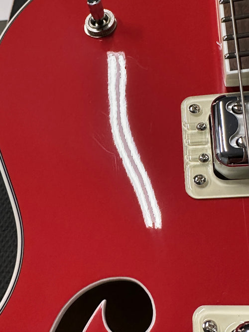Used Gretsch LTD G5410T Electromatic "Tri-Five" (2021) - Two Tone Fiesta Red/Vintage White with Hard Case