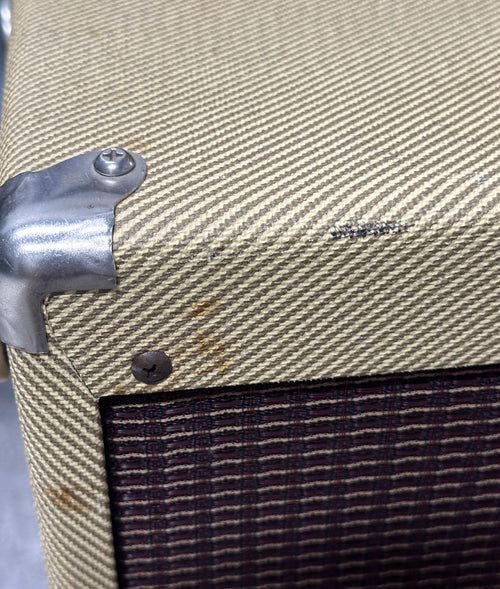 Used Peavey Classic 410E 4x10 Cabinet with Weber Alnico Blue Pup and Celestion Vintage 10 Speakers #52915