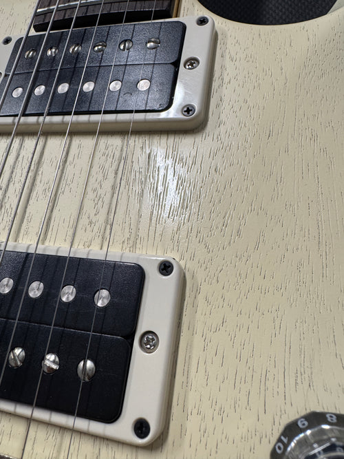 Used PRS CE 24 Standard Limited Edition Satin - Antique White #00442 with Original Gig Bag