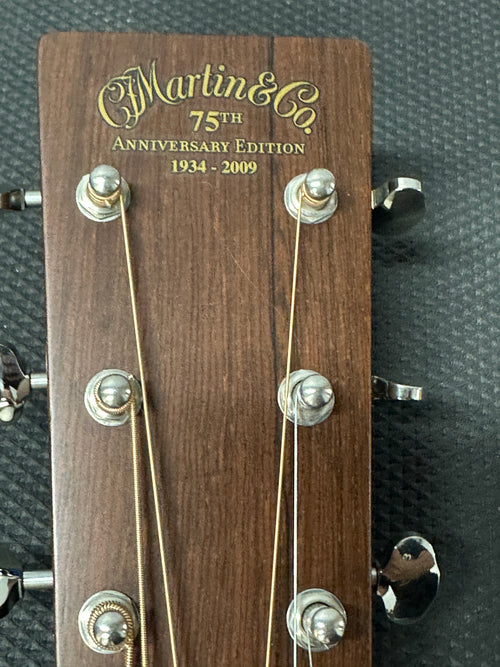 Used Martin D-28 75th Anniversary Edition (2009) #69278 with Original Hard Case