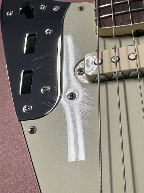 Used Fender 50th Anniversary Jaguar (2012) - Burgundy Mist Metallic #53116 with Original Hard Case