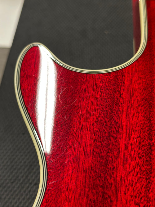 Used Epiphone Les Paul Custom Flame Top (2000) - Heritage Cherry Sunburst #62295 with Hard Case