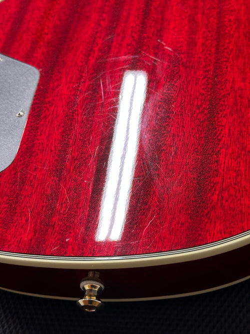 Used Epiphone Les Paul Custom Flame Top (2000) - Heritage Cherry Sunburst #62295 with Hard Case