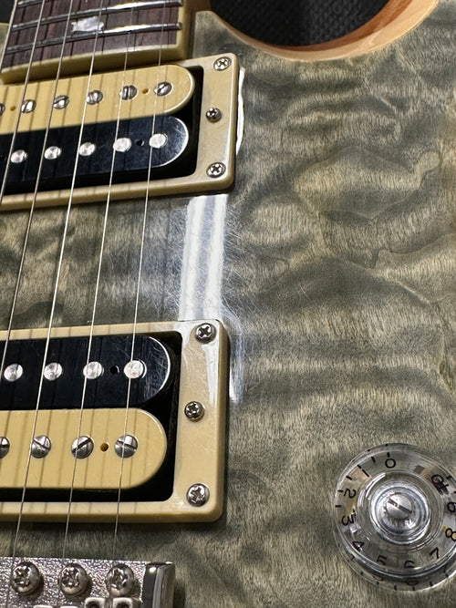 Used PRS SE Custom 24 (2017) - Trampas Green #25883 with Original Gig Bag