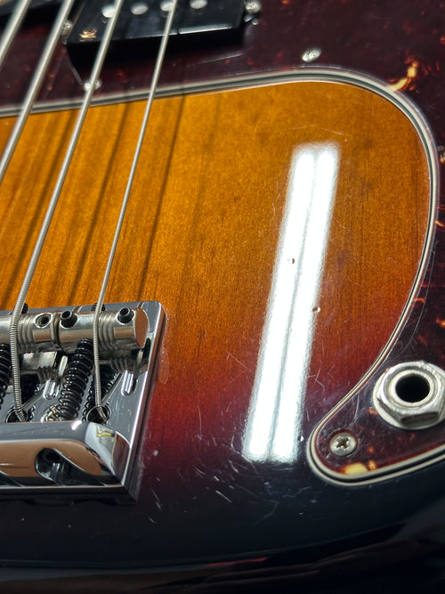 Used Fender American Standard Precision Bass (2016) - 3-Color Sunburst #44156 with Hard Case
